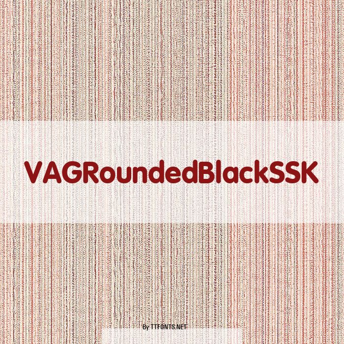 VAGRoundedBlackSSK example
